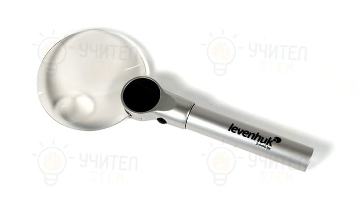 Лупа Zeno 400 LED, 2/4x, 88/21mm, Metal