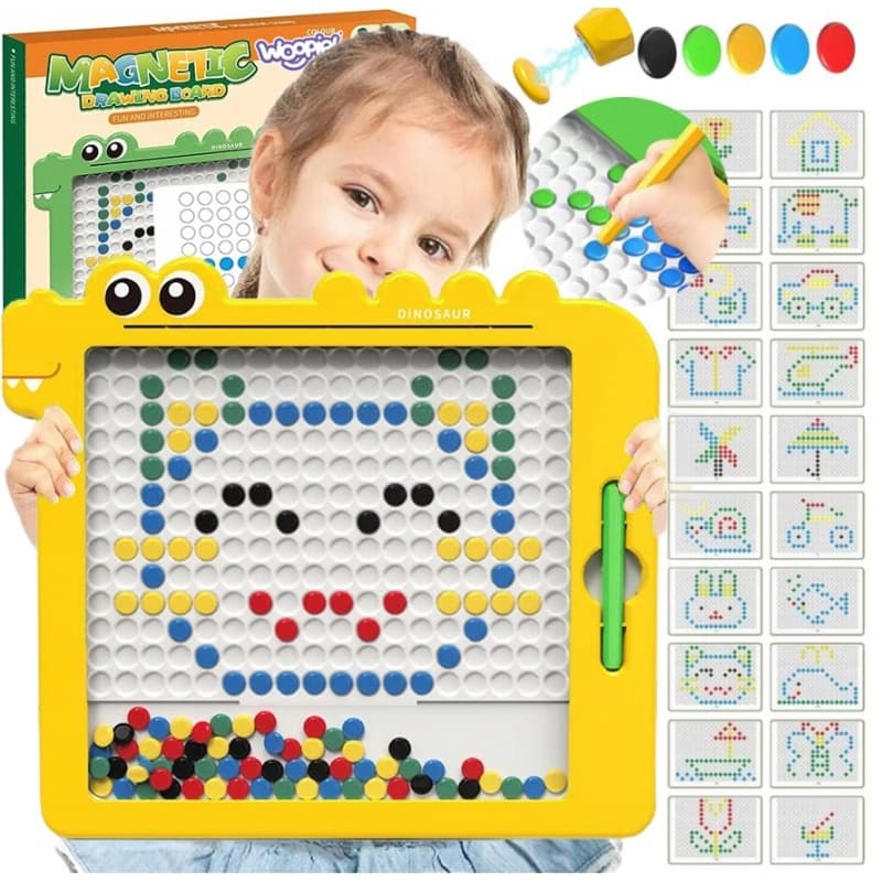Магнитна дъска за деца MagPad Динозавър