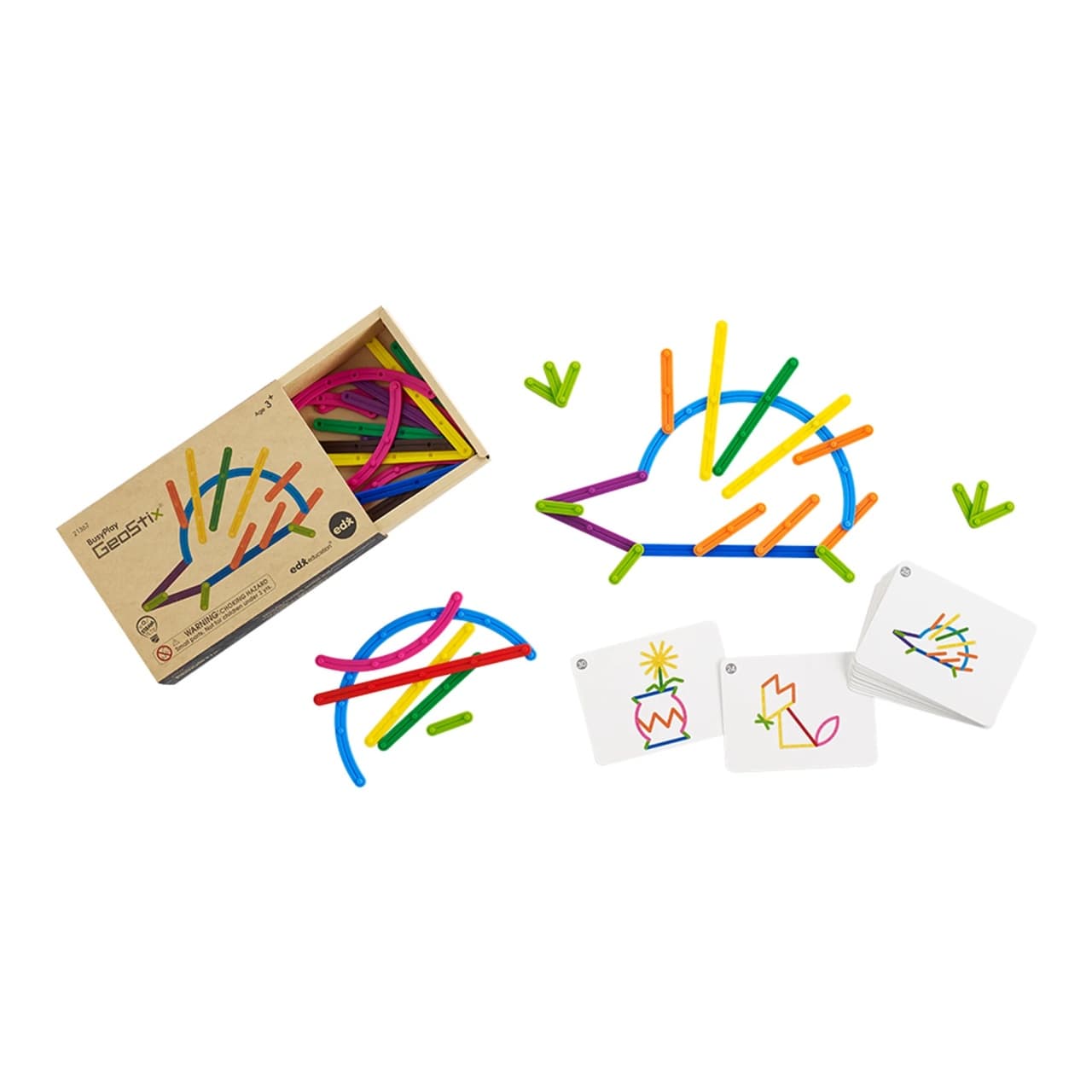 Геометрични пръчици Busy Play Geostix