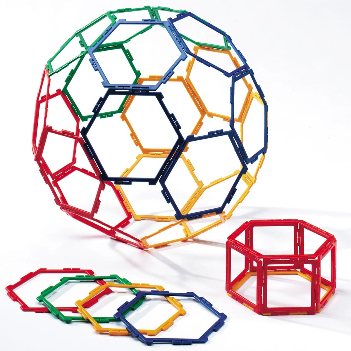 Конструктор Polydron FRAMEWORKS ШЕСТОЪГЪЛНИЦИ 30 бр